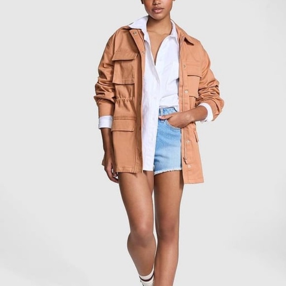 PINK Victoria's Secret Jackets & Blazers - PINK Utility Kargo Ceket